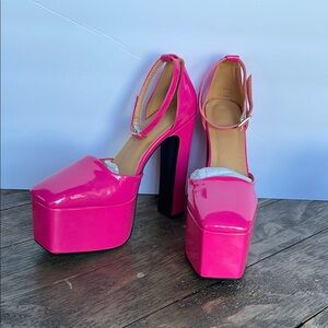 Pink Platform Heels